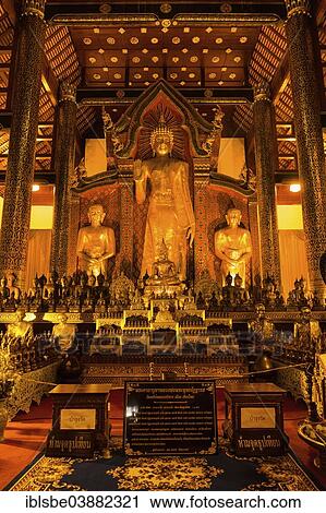 "Golden Buddha of Wat Chedi Luang Temple, Chiang Mai, Northern Thailand, Thailand, Asia" View Large Photo Image Stock Image - "Golden Buddha of Wat Chedi Luang Temple, Chiang Mai, Northern Thailand, Thailand, Asia". Fotosearch