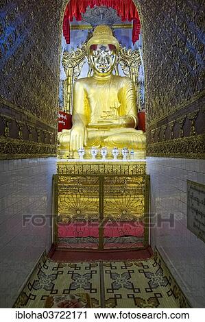 "Golden Buddha, Yadana Man Aung Pagoda, Nyaung Shwe, Shan State, Myanmar, Burma, Asia" View Large Photo Image Stock Image - "Golden Buddha, Yadana Man Aung Pagoda, Nyaung Shwe, Shan State, Myanmar, Burma, Asia". Fotosearch