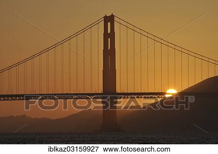 "Golden Gate Bridge at sunset, San Francisco, California, United States, North America" View Large Photo Image Stock Photo - "Golden Gate Bridge at sunset, San Francisco, California, United States, North America". Fotosearch