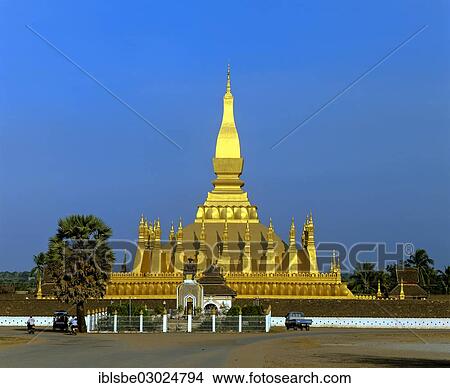 "Golden Stupa, Phra That Luang, Vientiane, Vientiane Province, Laos, Asia" View Large Photo Image Picture - "Golden Stupa, Phra That Luang, Vientiane, Vientiane Province, Laos, Asia". Fotosearch