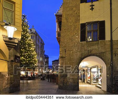 "Goldenes Dachl or golden roof in the historic centre at Christmas time, Innsbruck, Tyrol, Austria, Europe" View Large Photo Image Stock Image - "Goldenes Dachl or golden roof in the historic centre at Christmas time, Innsbruck, Tyrol, Austria, Europe". Fotosearch