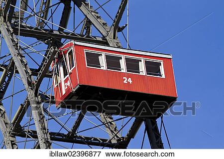 "Gondola of the ferris wheel, Wurstelprater amusement park, Viennese Prater, Vienna, Austria, Europe" View Large Photo Image Stock Photo - "Gondola of the ferris wheel, Wurstelprater amusement park, Viennese Prater, Vienna, Austria, Europe". Fotosearch