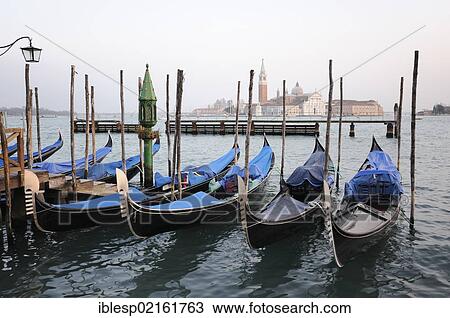 "Gondolas, view of San Giorgio Maggiore, San Marco quarter, Venice, Venezia, Veneto, Italy, Europe" View Large Photo Image Stock Image - "Gondolas, view of San Giorgio Maggiore, San Marco quarter, Venice, Venezia, Veneto, Italy, Europe". Fotosearch