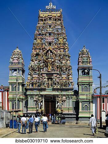 "Gopuram or gate tower at the entrance to the Hindu temple of Colombo II, Fort District, Colombo, Westprovinz, Sri Lanka, Asia" View Large Photo Image Stock Image - "Gopuram or gate tower at the entrance to the Hindu temple of Colombo II, Fort District, Colombo, Westprovinz, Sri Lanka, Asia". Fotosearch