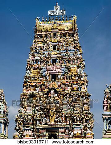 "Gopuram or gate tower at the entrance to the Hindu temple of Colombo II, Fort District, Colombo, Westprovinz, Sri Lanka, Asia" View Large Photo Image Stock Image - "Gopuram or gate tower at the entrance to the Hindu temple of Colombo II, Fort District, Colombo, Westprovinz, Sri Lanka, Asia". Fotosearch