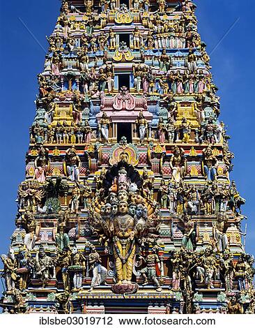 "Gopuram or gate tower at the entrance to the Hindu temple of Colombo II, Colombo, Westprovinz, Sri Lanka, Asia" View Large Photo Image Stock Image - "Gopuram or gate tower at the entrance to the Hindu temple of Colombo II, Colombo, Westprovinz, Sri Lanka, Asia". Fotosearch