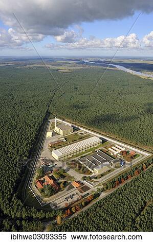 "Gorleben intermediate storage facility, aerial view, Gorleben, Lower Saxony, Germany, Europe" View Large Photo Image Stock Photography - "Gorleben intermediate storage facility, aerial view, Gorleben, Lower Saxony, Germany, Europe". Fotosearch