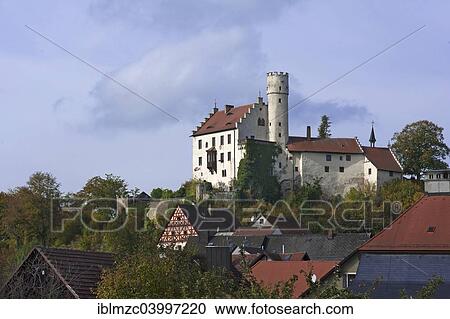 "Gossweinstein Castle, 11th century castle, rebuilt in 1890 in neo-Gothic style, Gossweinstein, Upper Franconia, Bavaria, Germany, Europe" View Large Photo Image Stock Image - "Gossweinstein Castle, 11th century castle, rebuilt in 1890 in neo-Gothic style, Gossweinstein, Upper Franconia, Bavaria, Germany, Europe". Fotosearch