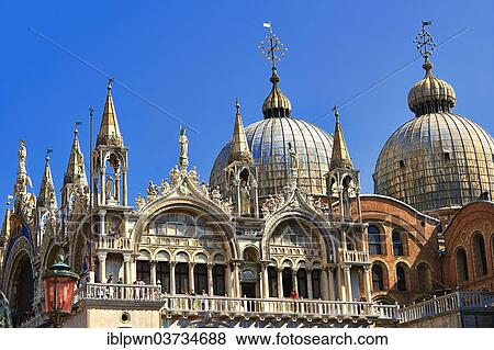 "Gothic architecture and Romanesque domes of St Mark's Basilica, Venice, Veneto, Italy, Europe" View Large Photo Image Stock Photo - "Gothic architecture and Romanesque domes of St Mark's Basilica, Venice, Veneto, Italy, Europe". Fotosearch