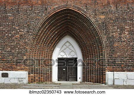 "Gothic entrance portal of Greifswald Cathedral, around 1300, Domstrasse street, Greifswald, Mecklenburg-Western Pomerania, Germany, Europe" View Large Photo Image Stock Image - "Gothic entrance portal of Greifswald Cathedral, around 1300, Domstrasse street, Greifswald, Mecklenburg-Western Pomerania, Germany, Europe". Fotosearch
