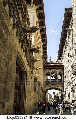 "Gothic Quarter, Barri Gotic, Barcelona, Catalonia, Spain, Europe" View Large Photo Image Stock Photo - "Gothic Quarter, Barri Gotic, Barcelona, Catalonia, Spain, Europe". Fotosearch