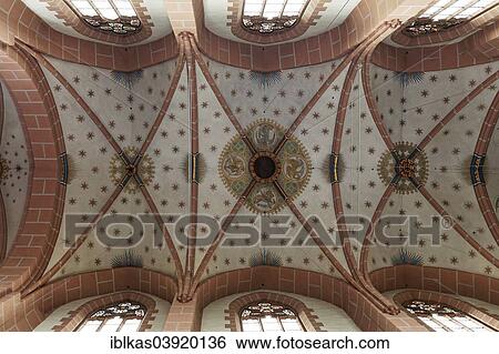 "Gothic ribbed vaults with paintings, Church of Our Lady, Oberwesel, Rhineland-Palatinate, Germany, Europe" View Large Photo Image Stock Photograph - "Gothic ribbed vaults with paintings, Church of Our Lady, Oberwesel, Rhineland-Palatinate, Germany, Europe". Fotosearch