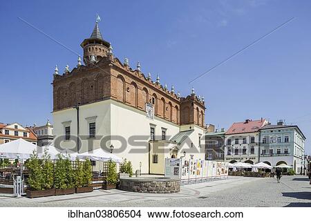 "Gothic Town Hall on the market square, Tarnow, Lesser Poland Voivodeship, Poland, Europe" View Large Photo Image Picture - "Gothic Town Hall on the market square, Tarnow, Lesser Poland Voivodeship, Poland, Europe". Fotosearch