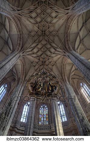 "Gothic vault with the Angelic Salutation by Veit Stoss, Church of St. Lorenz, Nuremberg, Bavaria, Germany, Europe" View Large Photo Image Stock Image - "Gothic vault with the Angelic Salutation by Veit Stoss, Church of St. Lorenz, Nuremberg, Bavaria, Germany, Europe". Fotosearch