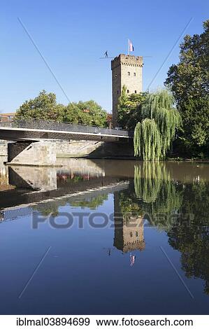 "Gotzenturm tower at the Neckar River, Heilbronn, Baden-Wurttemberg, Germany, Europe" View Large Photo Image Stock Photo - "Gotzenturm tower at the Neckar River, Heilbronn, Baden-Wurttemberg, Germany, Europe". Fotosearch