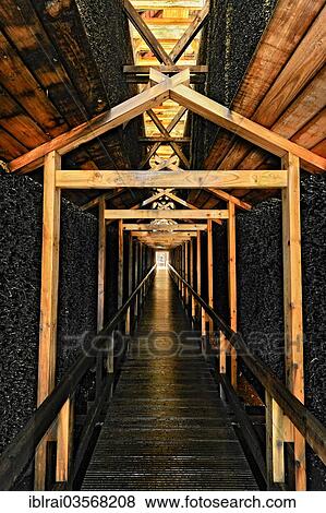 Stock Photo - "Graduation tower, covered walkway, Bad Orb, Hesse, Germany, Europe". Fotosearch