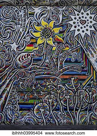 "Graffiti at the East Side Gallery, Friedrichshain, Berlin, Germany, Europe" View Large Photo Image Picture - "Graffiti at the East Side Gallery, Friedrichshain, Berlin, Germany, Europe". Fotosearch