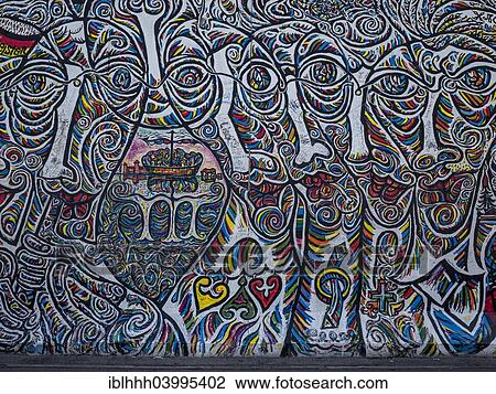 "Graffiti at the East Side Gallery, Friedrichshain, Berlin, Germany, Europe" View Large Photo Image Stock Image - "Graffiti at the East Side Gallery, Friedrichshain, Berlin, Germany, Europe". Fotosearch