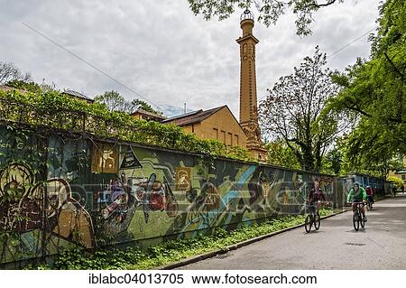 "Graffiti, Muffatwerk, Prater Island, Munich, Upper Bavaria, Bavaria, Germany, Europe" View Large Photo Image Stock Photography - "Graffiti, Muffatwerk, Prater Island, Munich, Upper Bavaria, Bavaria, Germany, Europe". Fotosearch