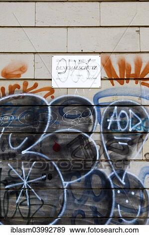 "Graffiti on a listed building, Berlin, Germany, Europe" View Large Photo Image Stock Photo - "Graffiti on a listed building, Berlin, Germany, Europe". Fotosearch