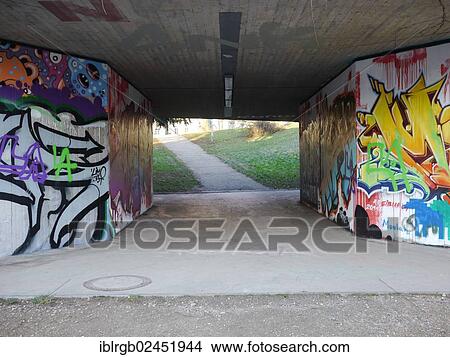 "Graffiti on a pedestrian underpass, Freiburg, Baden-Wuerttemberg, Germany, Europe" View Large Photo Image Picture - "Graffiti on a pedestrian underpass, Freiburg, Baden-Wuerttemberg, Germany, Europe". Fotosearch
