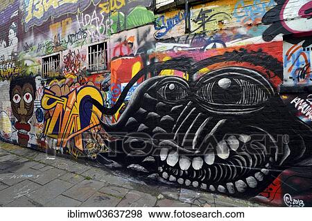 "Graffiti street, Werregarenstraat, the only place in Europe where graffiti is allowed and welcome, Ghent, Flemish Region, Belgium, Europe" View Large Photo Image Stock Photo - "Graffiti street, Werregarenstraat, the only place in Europe where graffiti is allowed and welcome, Ghent, Flemish Region, Belgium, Europe". Fotosearch
