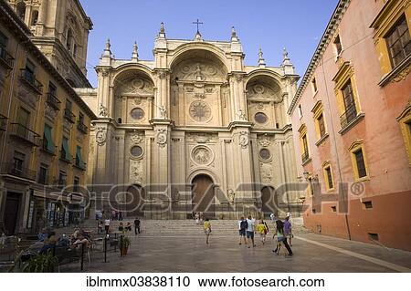 "Granada Cathedral or Cathedral of the Incarnation, Plaza Pasiegas, Granada, Andalusia, Spain, Europe" View Large Photo Image Stock Image - "Granada Cathedral or Cathedral of the Incarnation, Plaza Pasiegas, Granada, Andalusia, Spain, Europe". Fotosearch