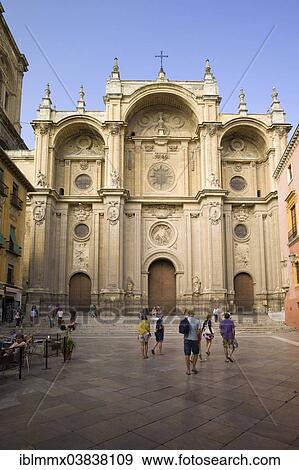 "Granada Cathedral or Cathedral of the Incarnation, Plaza Pasiegas, Granada, Andalusia, Spain, Europe" View Large Photo Image Stock Photo - "Granada Cathedral or Cathedral of the Incarnation, Plaza Pasiegas, Granada, Andalusia, Spain, Europe". Fotosearch
