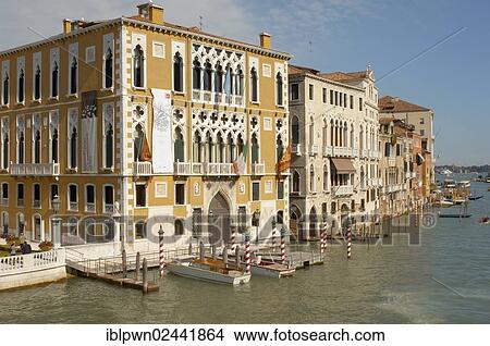 "Grand Canal and palaces, Venice, Italy, Europe" View Large Photo Image Picture - "Grand Canal and palaces, Venice, Italy, Europe". Fotosearch