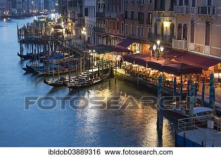 Stock Photograph - "Grand Canal, from Rialto Bridge, Venice, Veneto, Italy, Europe". Fotosearch