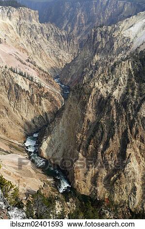 "Grand Canyon of the Yellowstone Canyon, Yellowstone National Park, Wyoming, USA" View Large Photo Image Stock Image - "Grand Canyon of the Yellowstone Canyon, Yellowstone National Park, Wyoming, USA". Fotosearch
