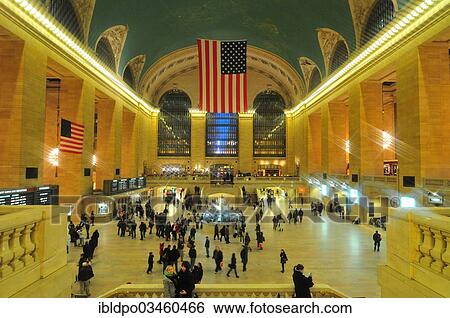 "Grand Central Train Station, around dusk, New York City, New York, United States, North America" View Large Photo Image Stock Photograph - "Grand Central Train Station, around dusk, New York City, New York, United States, North America". Fotosearch