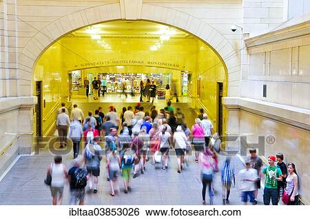"Grand Hall of Grand Central Terminal, Midtown Manhattan, New York City, USA" View Large Photo Image Stock Photograph - "Grand Hall of Grand Central Terminal, Midtown Manhattan, New York City, USA". Fotosearch