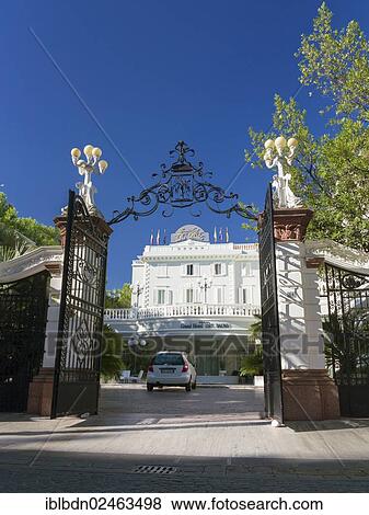 Stock Photo - "Grand Hotel des Bains in Riccione, Italy, Europe". Fotosearch