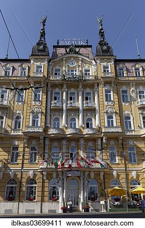 "Grand Hotel Pacifik, Marianske Lazne, Karlovy Vary Region, Bohemia, Czech Republic, Europe" View Large Photo Image Stock Image - "Grand Hotel Pacifik, Marianske Lazne, Karlovy Vary Region, Bohemia, Czech Republic, Europe". Fotosearch