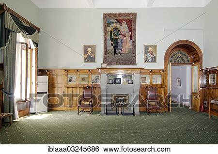 Stock Photograph - "Grand Livadia Palace, summer palace of the last Russian Imperial family, interior, Yalta, Crimea, Ukraine, Europe". Fotosearch