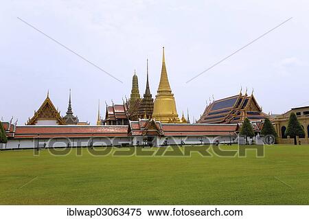 Stock Photography - "Grand Palace, Royal Palace, Bangkok, Thailand, Asia". Fotosearch