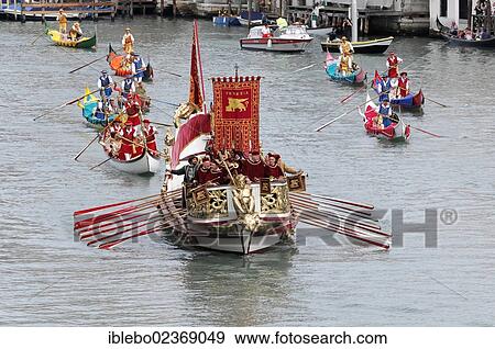 "Grand parade of historic boats, Regata Storica 2012, Grand Canal, Venice, Veneto, Italy, Europe" View Large Photo Image Stock Photo - "Grand parade of historic boats, Regata Storica 2012, Grand Canal, Venice, Veneto, Italy, Europe". Fotosearch