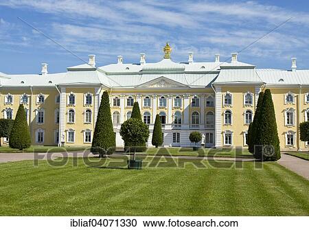 "Grand Peterhof Palace, St. Petersburg, Russia, Europe" View Large Photo Image Stock Image - "Grand Peterhof Palace, St. Petersburg, Russia, Europe". Fotosearch