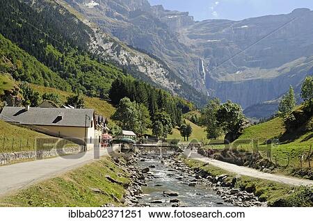 "Grande Cascade, Gavarnie Falls, waterfall, river, mountains, Gavarnie, Midi-Pyrenees, Pyrenees, departement of Hautes-Pyrenees, France, Europe, PublicGround, Europe" View Large Photo Image Stock Image - "Grande Cascade, Gavarnie Falls, waterfall, river, mountains, Gavarnie, Midi-Pyrenees, Pyrenees, departement of Hautes-Pyrenees, France, Europe, PublicGround, Europe". Fotosearch