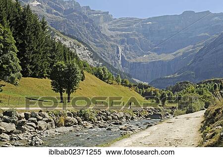 "Grande Cascade, Gavarnie Falls, waterfall, river, mountains, Gavarnie, Midi-Pyrenees, Pyrenees, departement of Hautes-Pyrenees, France, Europe, PublicGround, Europe" View Large Photo Image Stock Photography - "Grande Cascade, Gavarnie Falls, waterfall, river, mountains, Gavarnie, Midi-Pyrenees, Pyrenees, departement of Hautes-Pyrenees, France, Europe, PublicGround, Europe". Fotosearch