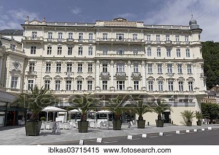 Stock Photography - "Grandhotel Pupp, Karlovy Vary, Karlovy Vary Region, Bohemia, Czech Republic, Europe". Fotosearch
