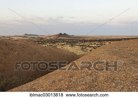 Stock Photo - "Granite landscape, Spitzkoppe, Twyfelfontein, Damaraland, Kunene Region, Namibia, Africa". Fotosearch