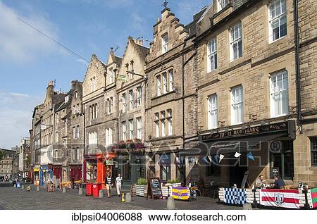 Stock Photo - "Grassmarket, Edinburgh, Scotland, United Kingdom, Europe". Fotosearch