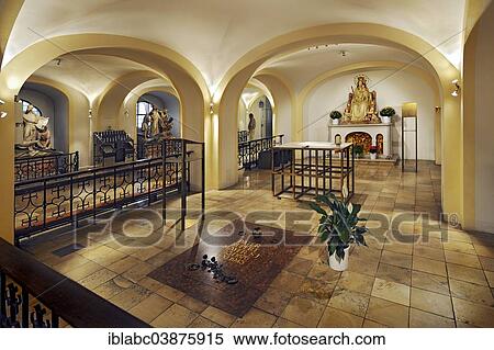 "Grave of Father Rupert Mayer, Lower Church, Burgersaal, by Giovanni Antonio Viscardi, Munich, Upper Bavaria, Bavaria, Germany, Europe" View Large Photo Image Stock Photography - "Grave of Father Rupert Mayer, Lower Church, Burgersaal, by Giovanni Antonio Viscardi, Munich, Upper Bavaria, Bavaria, Germany, Europe". Fotosearch