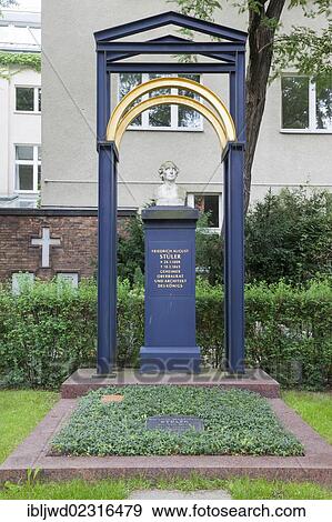 Stock Photo - "Grave of Friedrich August Stueler in the Dorotheenstaedtischer Friedhof cemetery, Berlin, Germany, Europe". Fotosearch