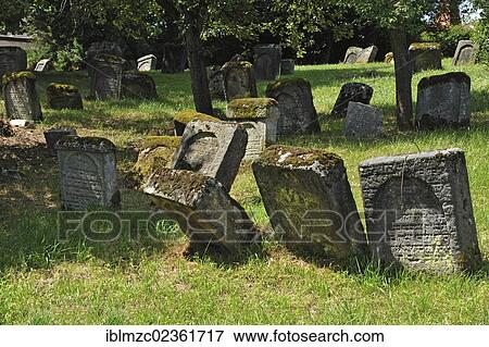"Grave stones on a Jewish cemetery, 1537 to 1834, Oberer Krankenhausweg street, Schnaittach, Middle Franconia, Bavaria, Germany, Europe" View Large Photo Image Stock Photo - "Grave stones on a Jewish cemetery, 1537 to 1834, Oberer Krankenhausweg street, Schnaittach, Middle Franconia, Bavaria, Germany, Europe". Fotosearch