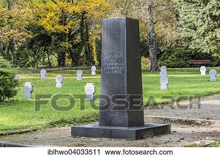 "Graves and stele for the victims of the bomb attack on 9 February 1945, Hauptfriedhof cemetery, Weimar, Thuringia, Germany, Europe" View Large Photo Image Stock Image - "Graves and stele for the victims of the bomb attack on 9 February 1945, Hauptfriedhof cemetery, Weimar, Thuringia, Germany, Europe". Fotosearch