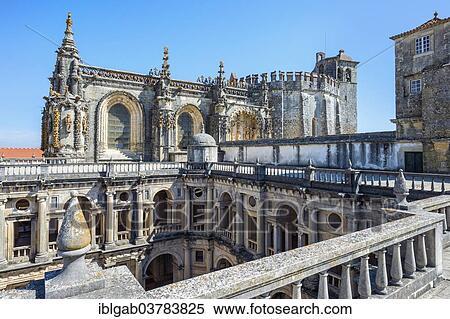 "Great cloister, Convento de Cristo Kloster, Unesco World Heritage Site, Tomar, Ribatejo, Portugal, Europe" View Large Photo Image Stock Photography - "Great cloister, Convento de Cristo Kloster, Unesco World Heritage Site, Tomar, Ribatejo, Portugal, Europe". Fotosearch