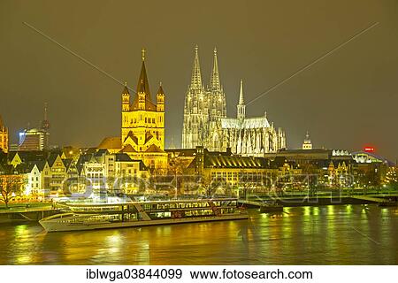 "Great St. Martin Church and Cologne Cathedral, Cologne, Rhineland, North Rhine-Westphalia, Germany, Europe" View Large Photo Image Stock Photo - "Great St. Martin Church and Cologne Cathedral, Cologne, Rhineland, North Rhine-Westphalia, Germany, Europe". Fotosearch